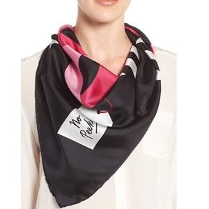 Kate Spade Present silk square scarf